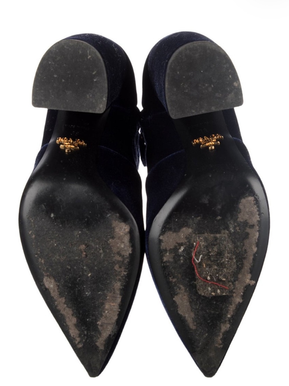 Prada Velvet Heeled Boots - Picture 7 of 7